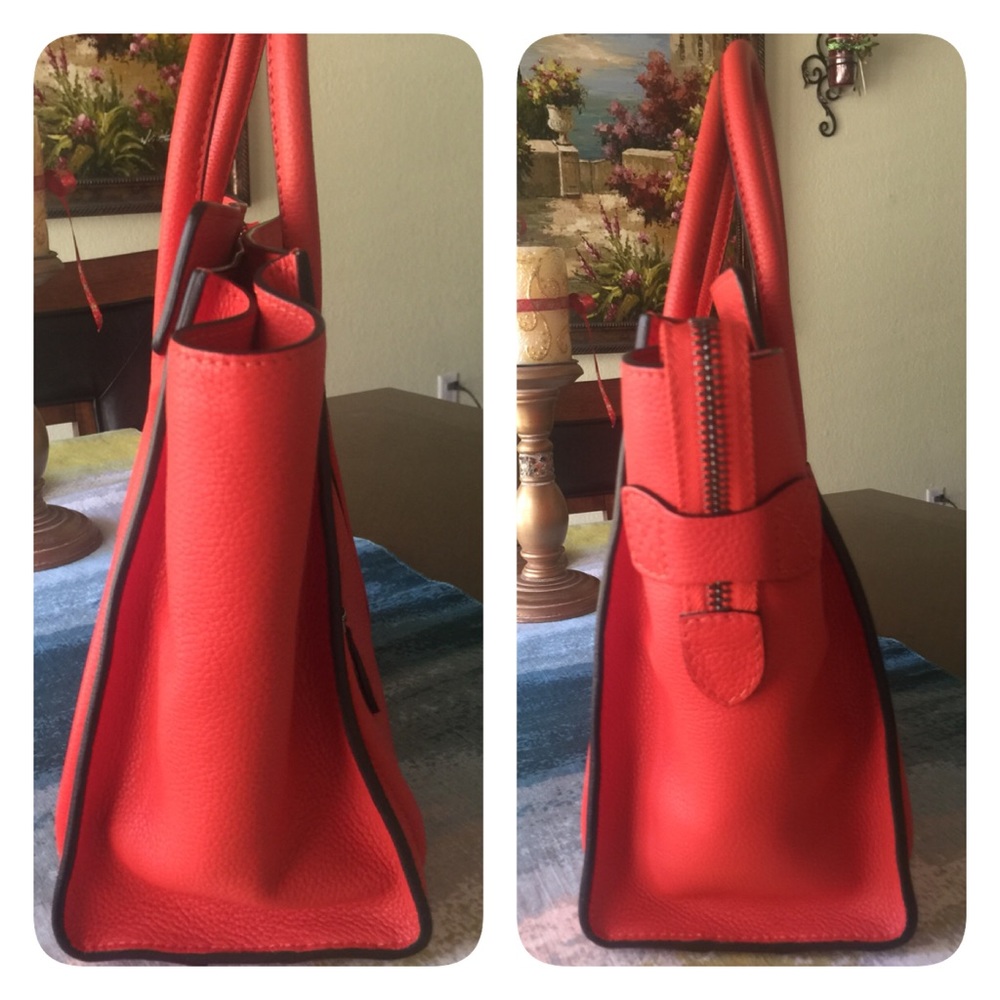 🎈SOLD🎈🎉HP/Céline Luggage Micro calfskin satchel - Picture 3 of 7